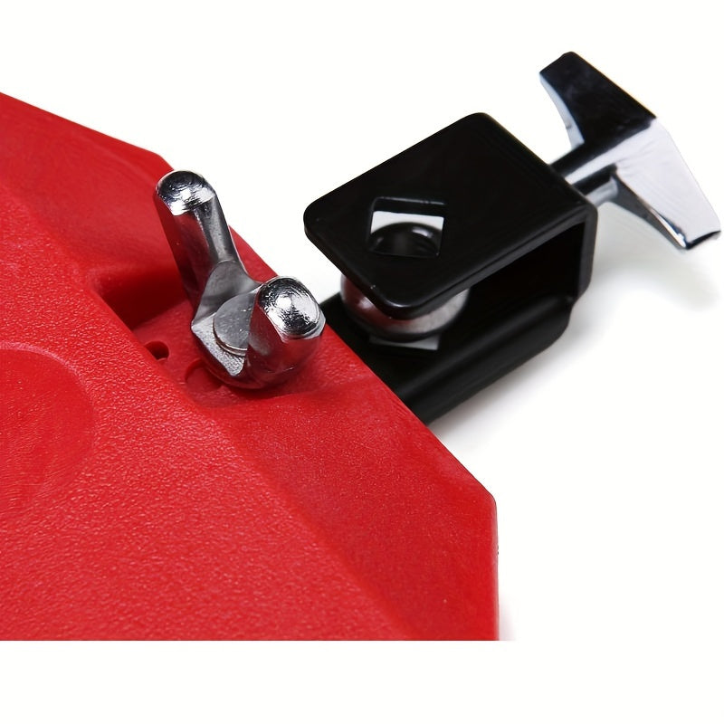 Red Blue Plastic Latin Percussion Jam Block for Musical Performance