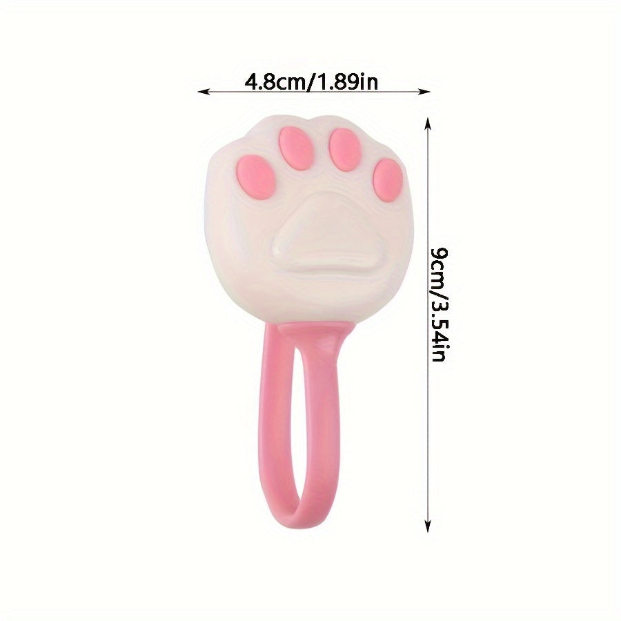 Cartoon Cat Paw Quilt Holder Anti-Slip Bedding Clips No Mark Adhesive for Duvet Covers