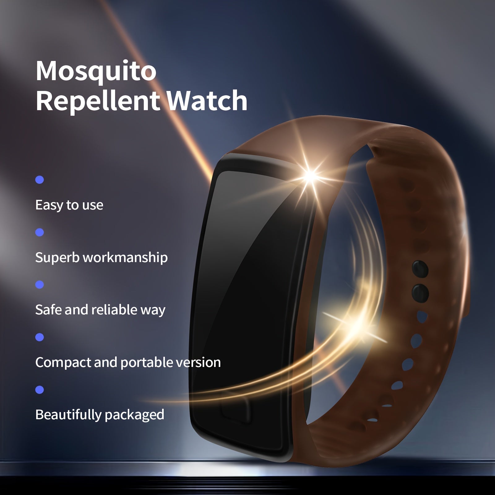 Unisex Silicone Mosquito Repellent Wristband for Outdoors, Insect Protection