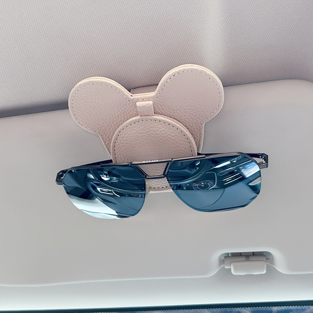 Qora, oq, pushti, qizil rangdagi magnit avtomobil visor ko'zoynak klipi, chiptalar va kartalar uchun