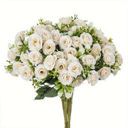 Artificial Rose Bouquet for Weddings Birthdays Home Decor 12 Stems