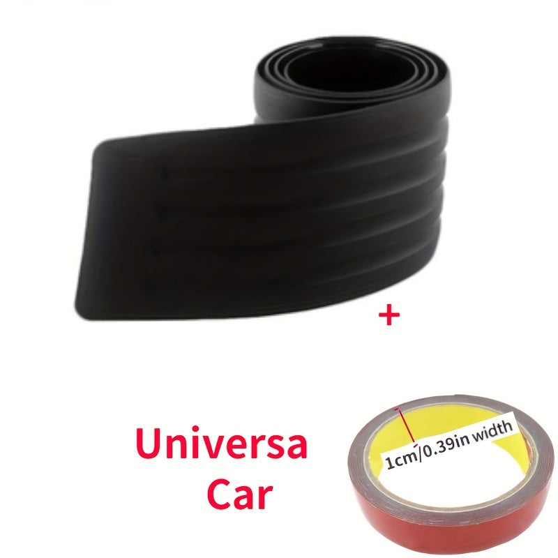 Universal Car Rear Bumper Guard Protects Trunk Sill Rubber Strips