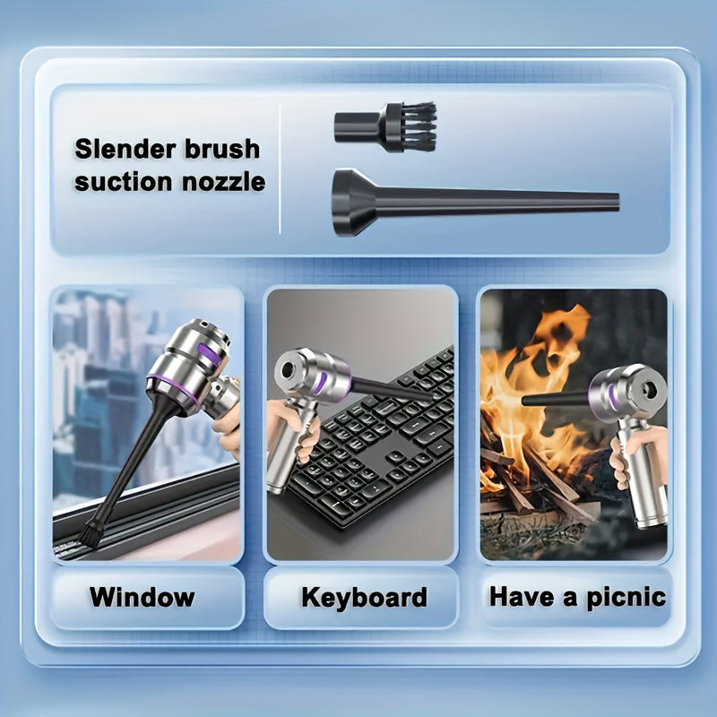 Aspiradora de coche inalámbrica portátil con pantalla de energía