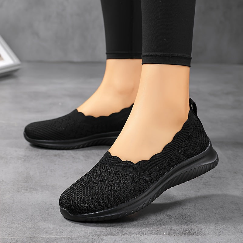Women's Breathable Fabric Slip-On Sneakers with PHYLON Sole for All Seasons