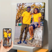 Personalized Canvas Wall Art for Family Weddings and Anniversaries Custom Gift