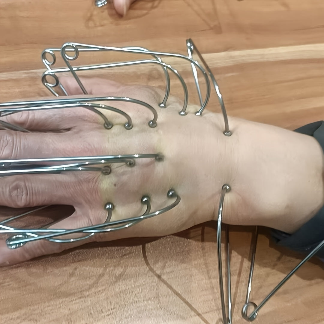 Qo'llar, oyoqlar, kalfalar uchun mos 4 ta zanglamas po'latdan yasalgan akupressura massaj halqalari. Yurak shaklidagi dizayn, ko'chma mushaklarni bo'sashtirish vositasi.