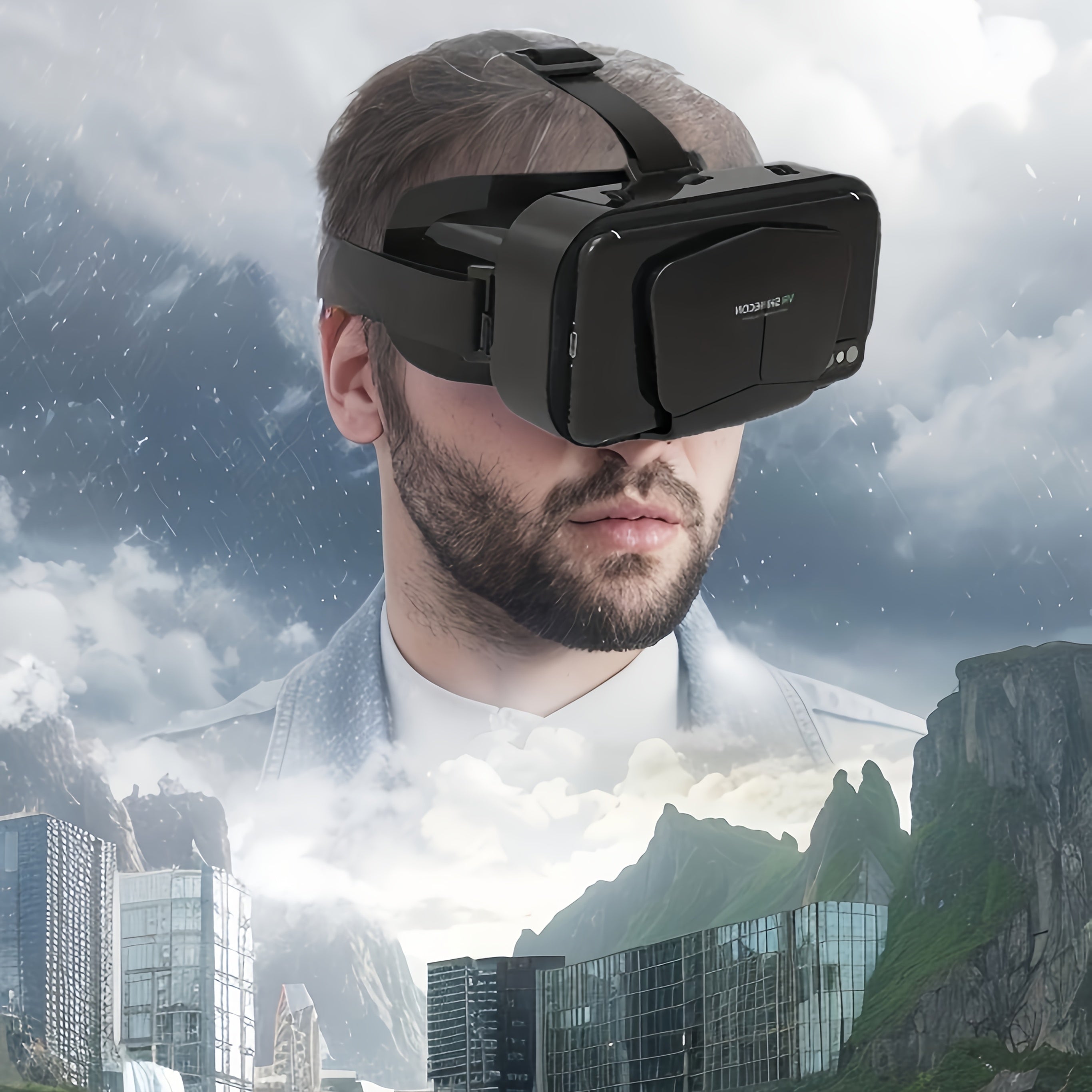 Gafas de realidad virtual 3D con lente ajustable para smartphone, experiencia inmersiva de realidad virtual