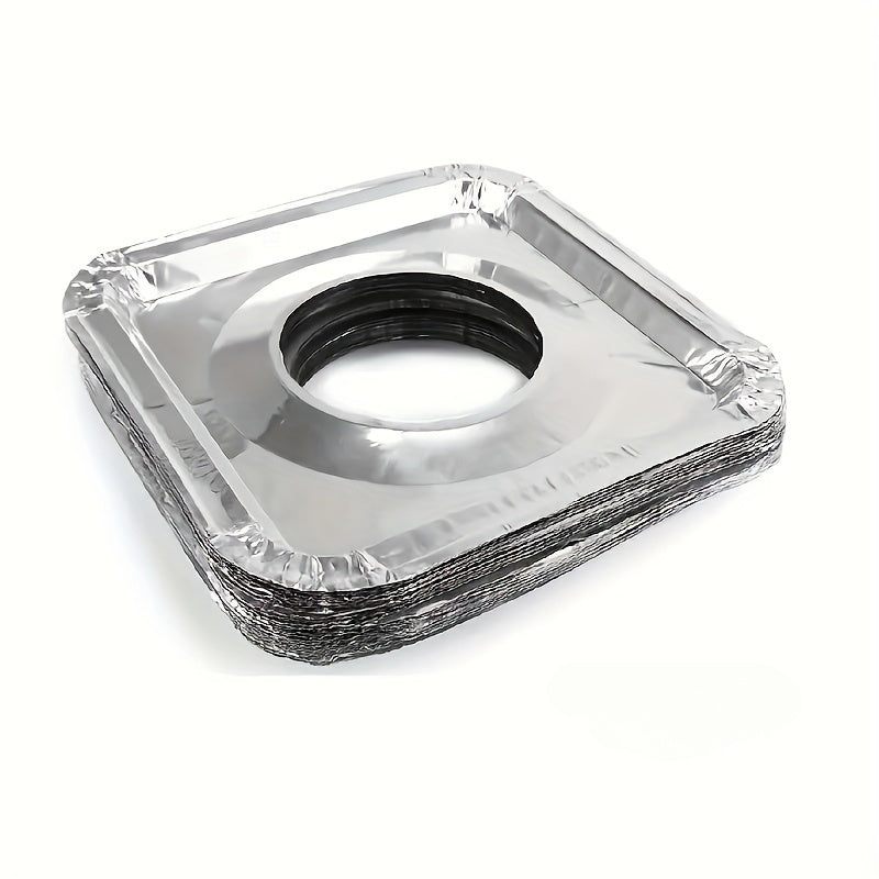 Gaz va elektr pechlar uchun 10/50/100 dona foydalaniladigan alüminiy folga pechka yonilg'ichlarini yopish uchun qoplamalar