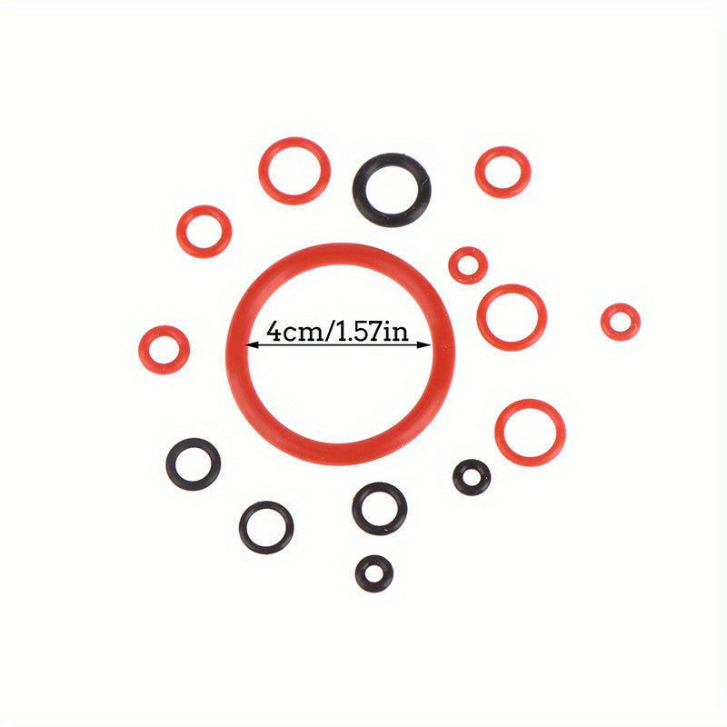 15 dona Silikon O-Ring to'plami, oziq-ovqat sifatidagi almashtirish yopinglari, Espresso mashinalari uchun