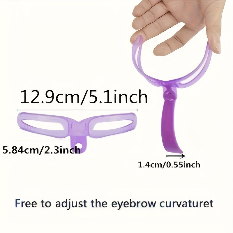 Beauty Tool Kit for Brows and Lashes Hypoallergenic Eyelash Curler and Eyebrow Shaping Template