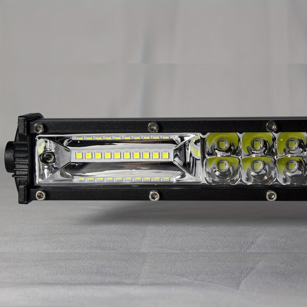 Barra de luz LED de doble fila de 38.1cm y 50.8cm, más de 3000 lúmenes, para vehículos todoterreno
