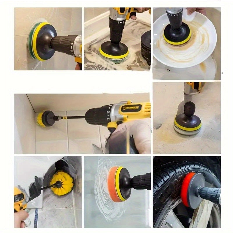 To'liq avtomobil va uy tozalash to'plami, 36 ta bo'lak, avtomobilni ta'mirlash va uy jihozlari uchun