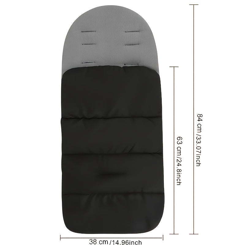 Car Seat Cushion with Warm Foot Cover and Windproof Wearable Blanket Insert