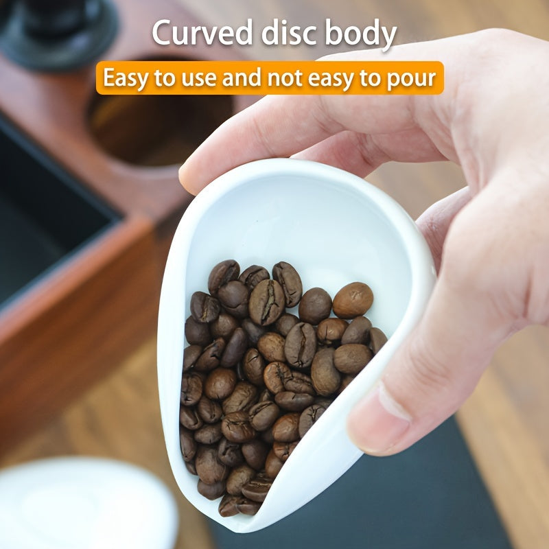 Porcelain Coffee Dosing Cup Ceramic Tea Scoop for Espresso and Loose Tea