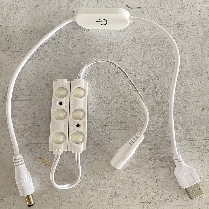 LED Vanity Lights Kit with Dimmable USB-Powered 6 or 42 LEDs for Mirror Lighting