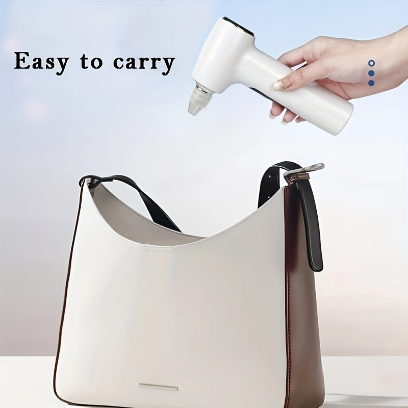 Portativ yuz bug'latgichi qora nuqtalar va po'latlarni tozalash uchun ergonomik dizayn va 36V batareya quvvati bilan, sezgir teri uchun xavfsiz va uyda teri parvarishi uchun qulay.