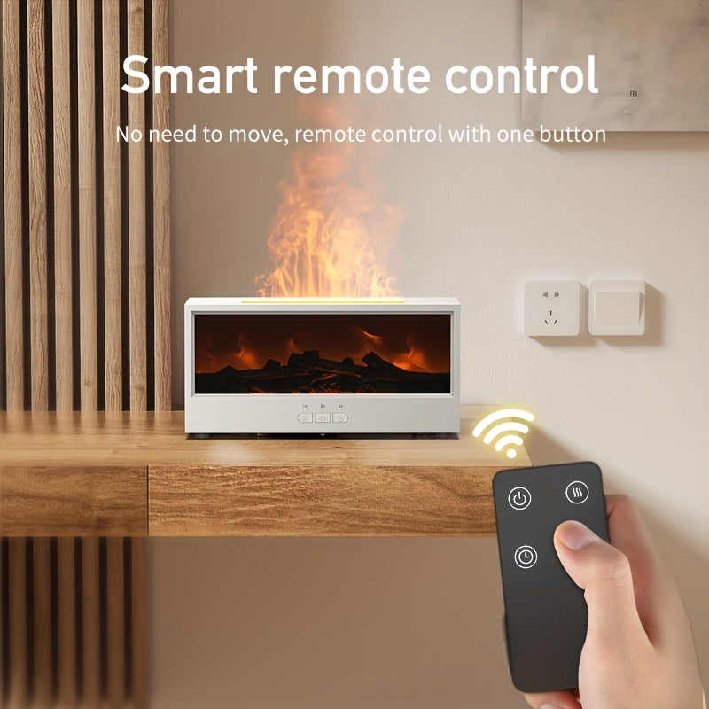 Многоцветный увлажнитель для камина с пультом дистанционного управления, аромат diffuser 150 мл