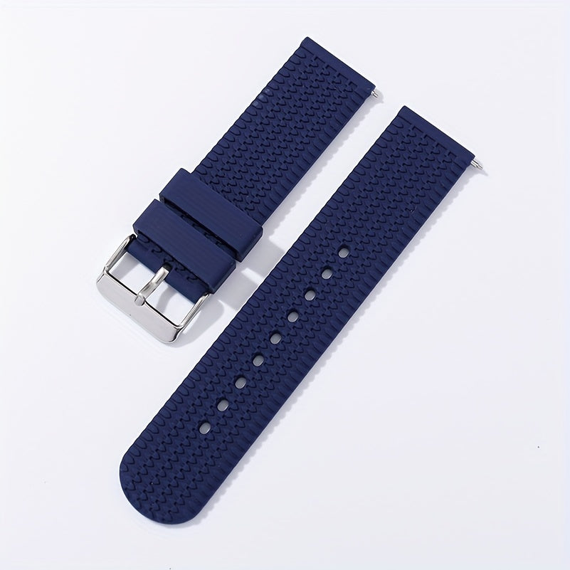 Silicone Watch Strap Soft Sport Rubber Watchband Quick Release 18mm 20mm 22mm 24mm