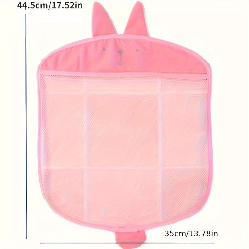 Foldable Bathroom Shower Organizer with Cartoon Design for Kids Storage