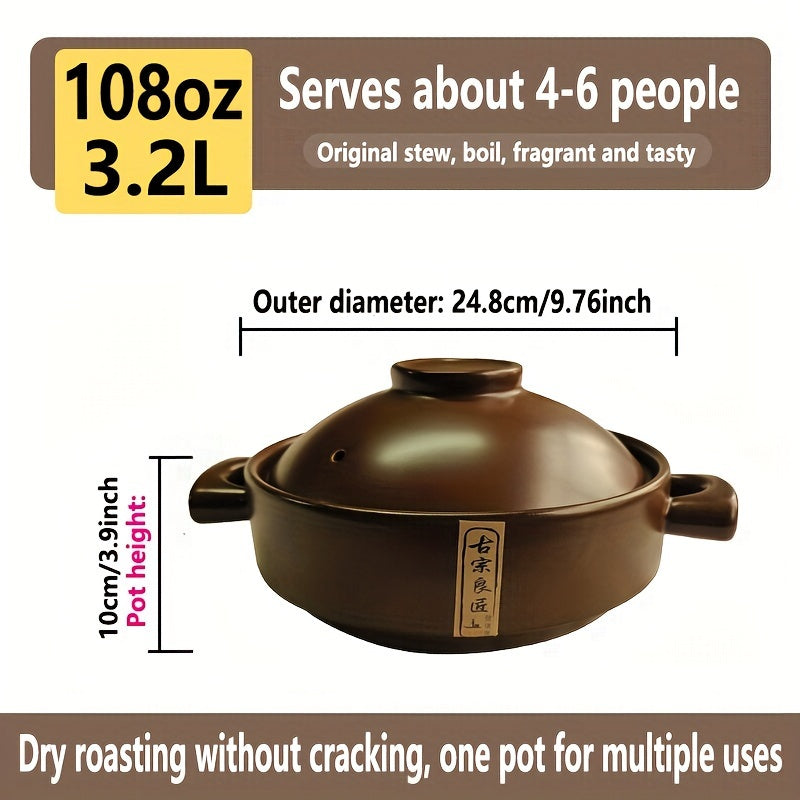 BLX GREEN 108oz Keramika To'siq Qopqog'i bilan Non-Stick, Yuqori Haroratga Bardoshli va Tozalash Oson. Qovurish va Qaynatish uchun Mukammal, Uy va Tijorat Oshxonalari uchun Mustahkam.