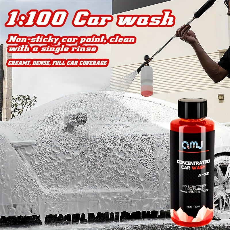 Car Detailing Wash Liquid 100ML Deep Cleaning Water Wax Protectant