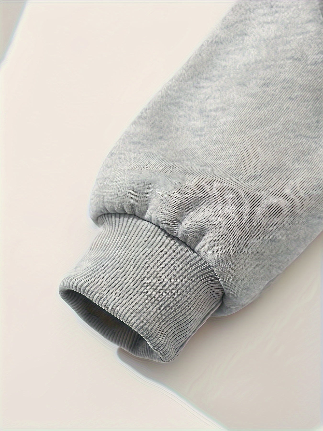 Conjunto de chándal casual para mujer de poliéster con sudadera con capucha y pantalones de punto acanalado