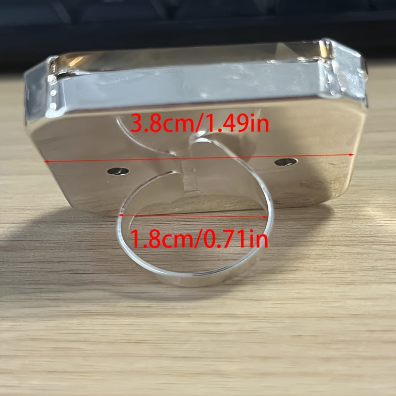 Elegant Glass Ring for Women and Men, Royal Style, Clear Transparent