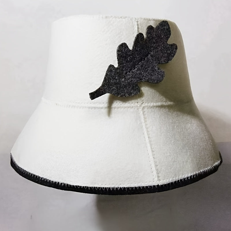 Heat-Resistant Felt Sauna Cap for Hot Springs and Steam Rooms