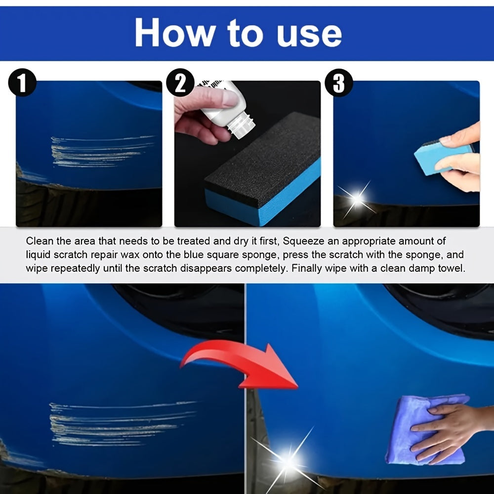 Car Scratch Remover Kit Auto Body Polishing Compound Repair Tool