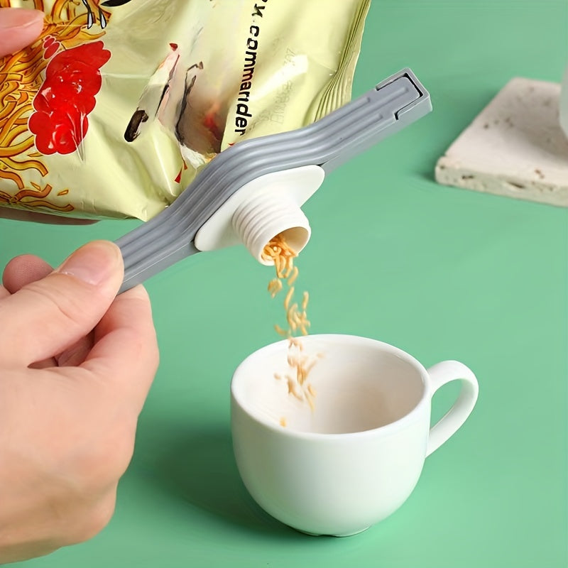 3 oshxona kliplari oziq-ovqat paketlarini yopish, namlikka chidamli yopish, shirinliklar yoki sut kukuni uchun dozali yopish uchun