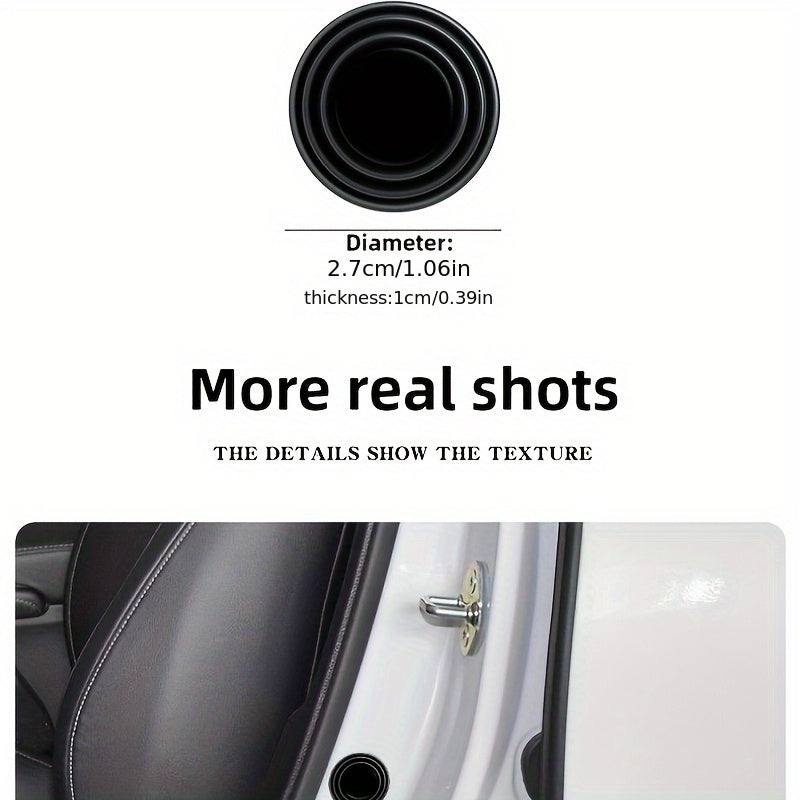 12 dona o'z-o'zidan yopishadigan silikondan eshik shokini yutuvchi qopqoq ovoqinsizlik uchun