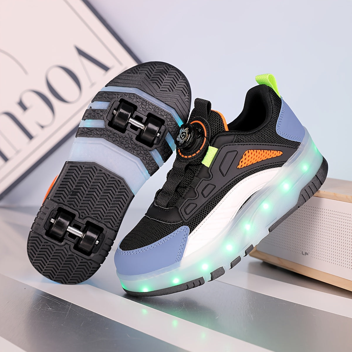 LED Shoes for Kids and Children Boys Girls Outdoor Sports and Leisure All-Season