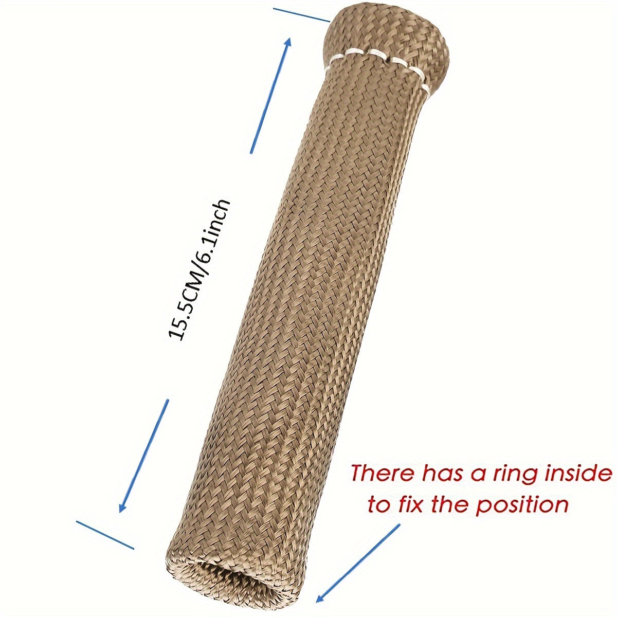 8pcs Titanium Spark Plug Wire Heat Shield Sleeves High Temp Protection