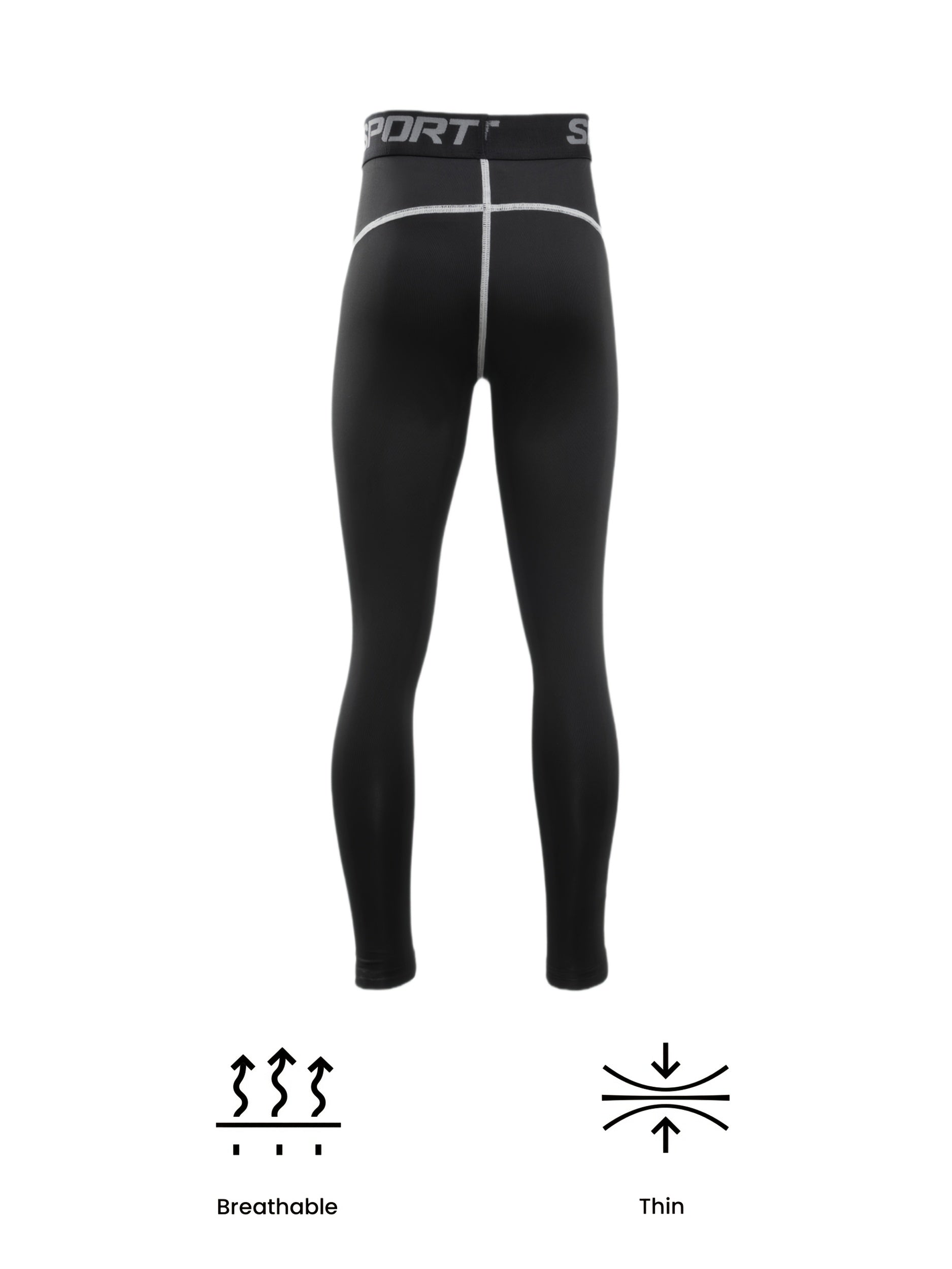 Youth Compression Set for Running Sports Quick-Dry Long Sleeve Top Shorts Leggings