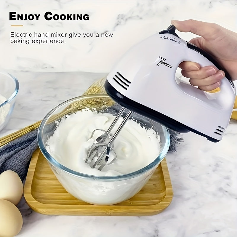 High-Speed Electric Hand Mixer with 7 Speed Control for Baking and Whisking
