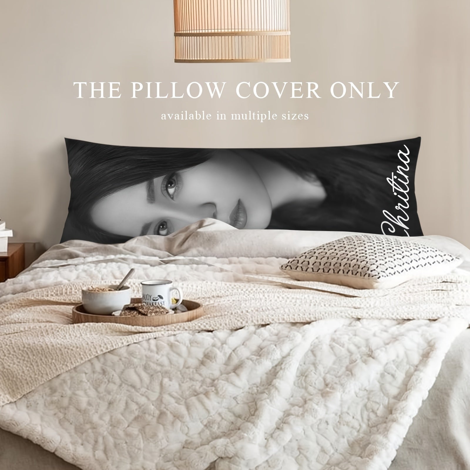 Personalized Photo Body Pillowcase Custom Plush Cover 20x54 Inch Double-Sided Print