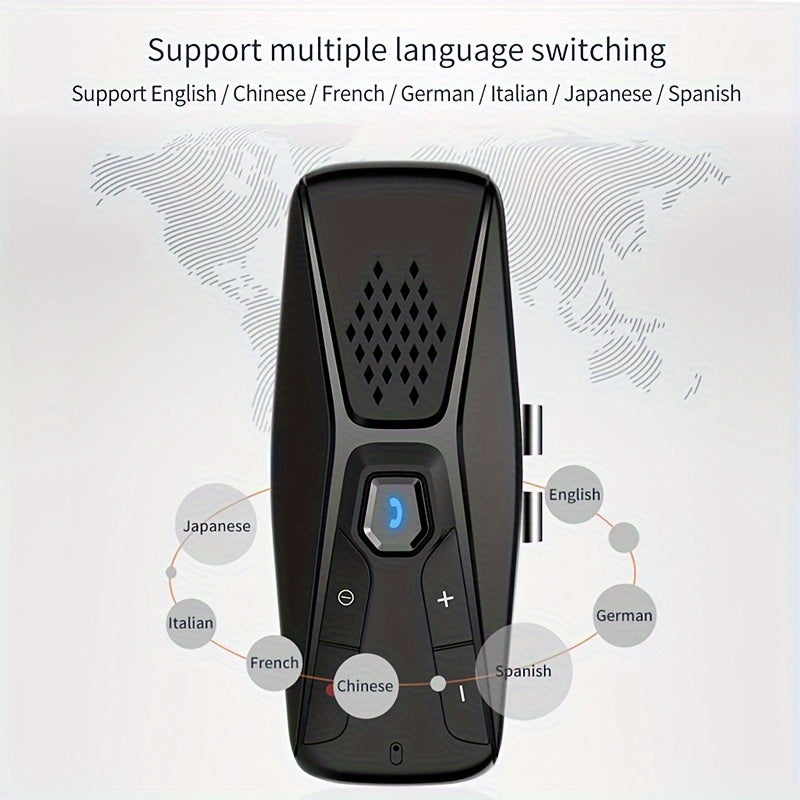 Wireless Car Kit Handsfree Speakerphone with Microphone Auto Connect