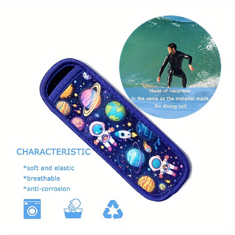 Colorful Insulated Ice Pop Sleeves Reusable Washable Summer Party Holders Pack of 1/10