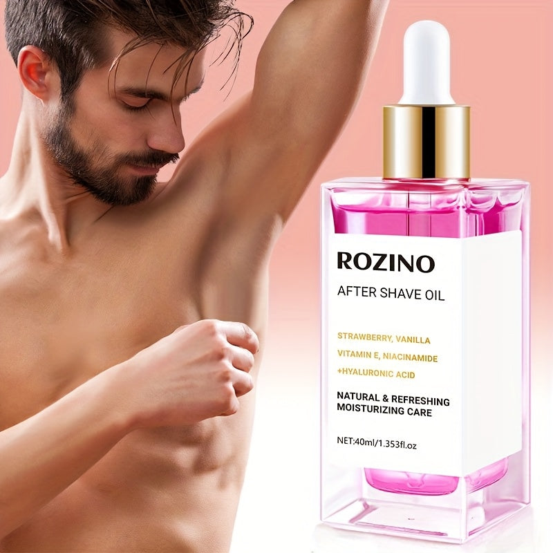 Унисекс 40 мл клубничное ванильное масло для бритья увлажняющее, не жирное