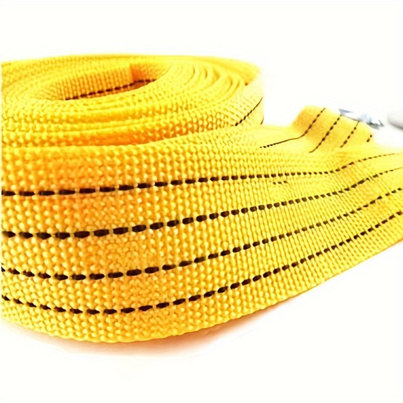 Cuerda de remolque de alta resistencia de 3.96 m de poliamida con ganchos antideslizantes para recuperación de vehículos