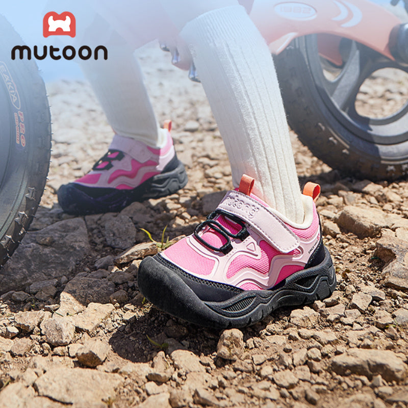 Kids' All-Season Outdoor Sports Shoes for Boys and Girls Age 3-6 Breathable Rubber Sole Hiking Running