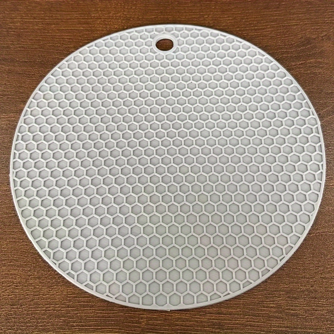 Round Heat Insulation Placemats Non-Slip Cup Coasters Pot Pads for Kitchen