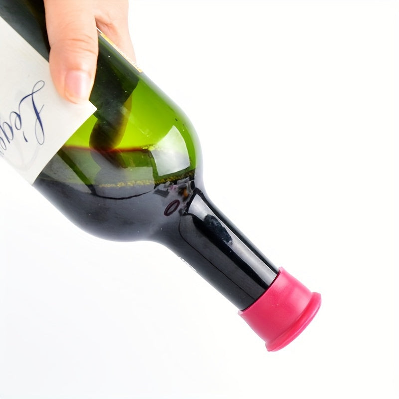 Silicone Wine Bottle Stopper Food Grade Multicolor Leak-Proof Sealed Fresh-Keeping Plug