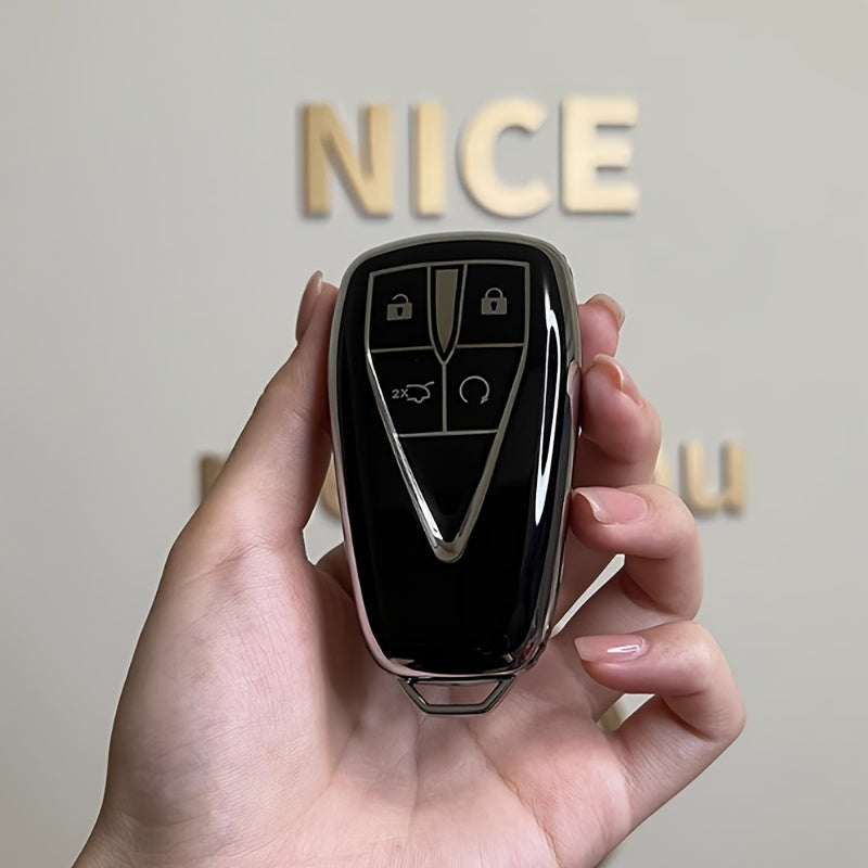 Universal TPU Key Fob Cover for Car Keys, Slim, Shockproof, Durable