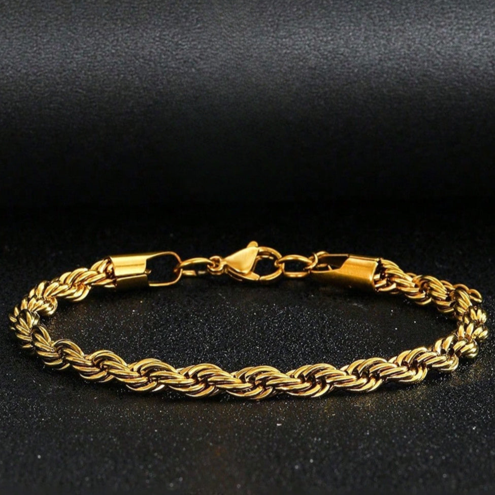 Conjunto de joyería bohemia: collar con colgante cruz y pulsera, plateados en oro de 18K, acero inoxidable hipoalergénico para bodas, fiestas y uso diario