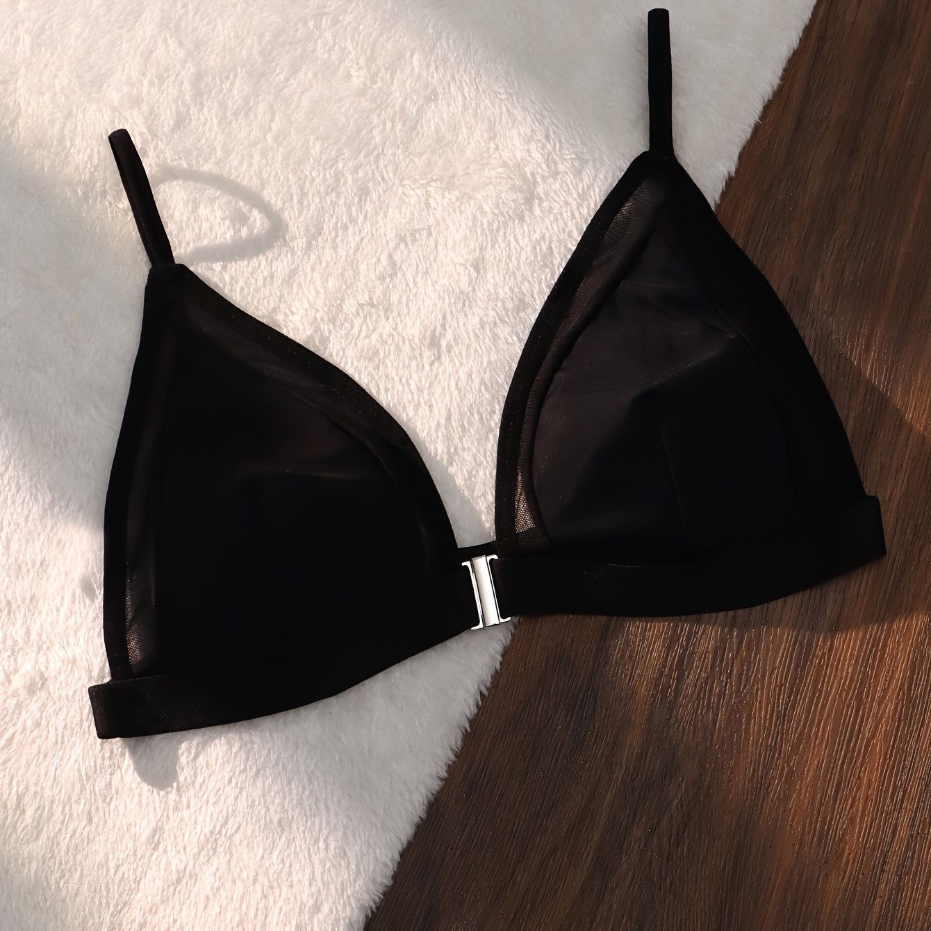 Seamless Leopard Print Wireless Push-Up Bra with Front Closure for Women