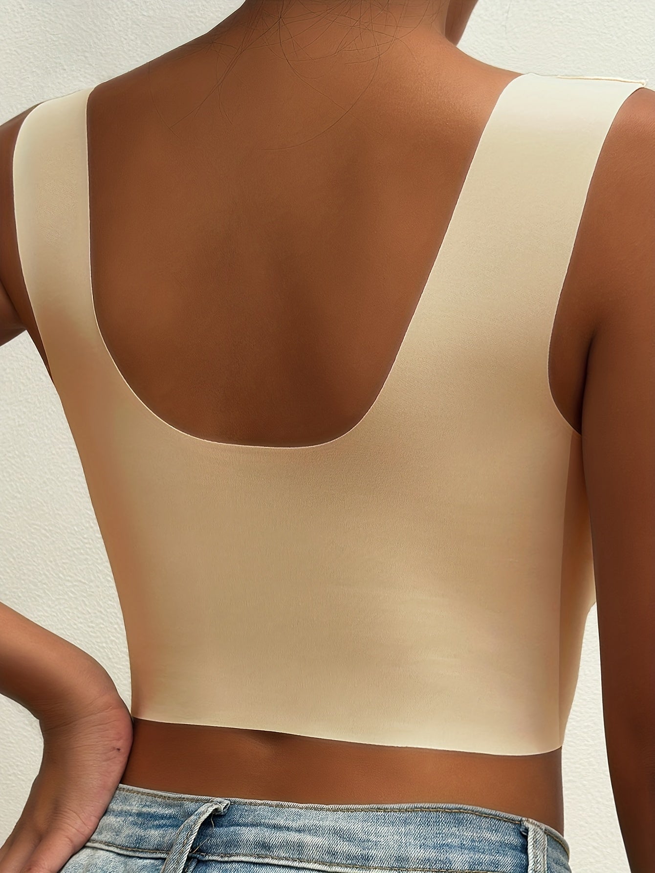 Seamless Lace Bralettes for Fuller Figures Wireless Support Thin Straps Assorted Colors