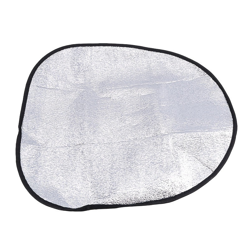 Silver Acrylic Car Sunshade for Steering Wheel