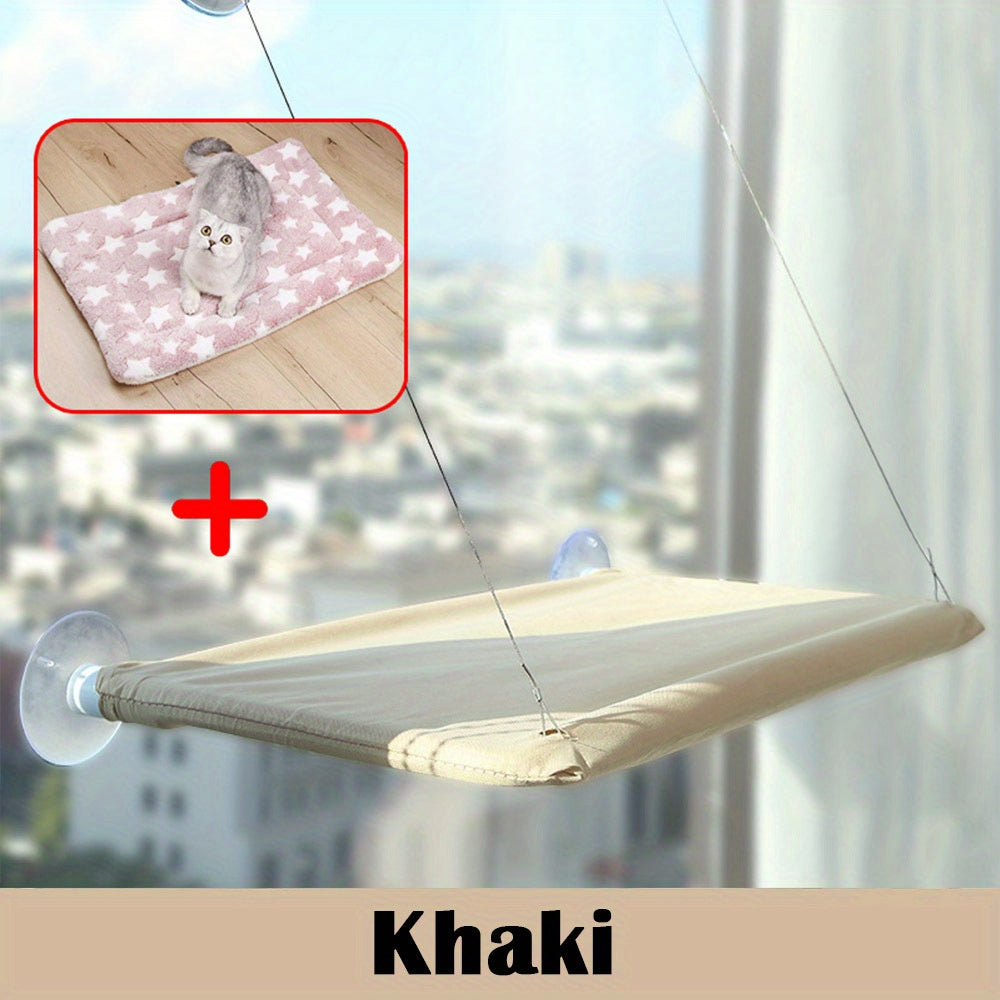 Cat Window Hammock Bed Polyester Detachable for Cats