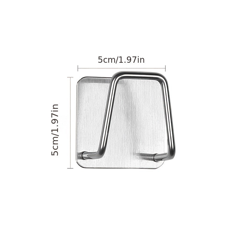 4 ta zanglamaydigan po'latdan yasalgan oshxona va hammom uchun tashkilotchilar, lavabо'ni tozalash uchun qopqog'i, cho'tka tutqichlari bilan to'plam